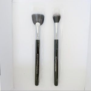 NWT Beauty Junkees Makeup fan & setting Brushes